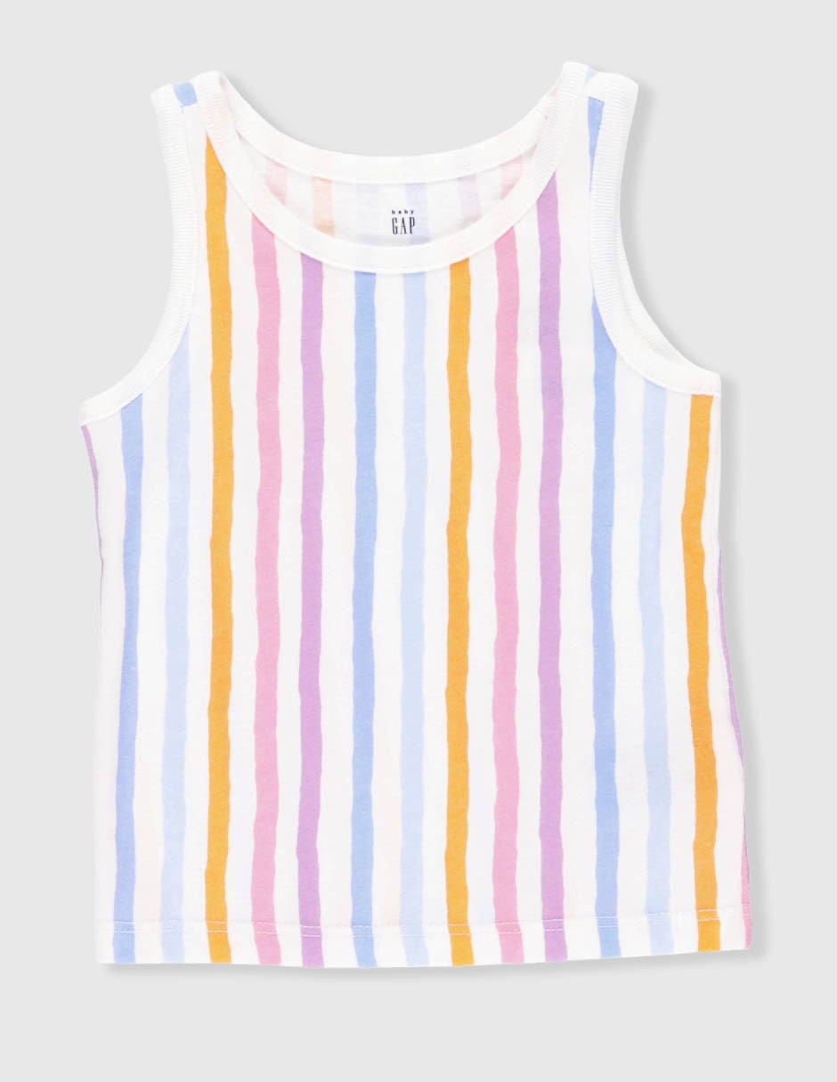 Playera sin manga para niña