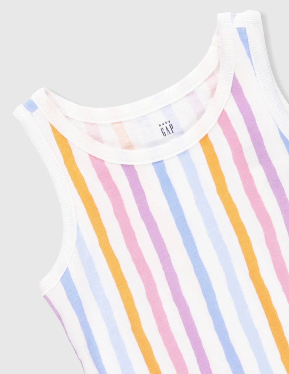 Playera sin manga para niña