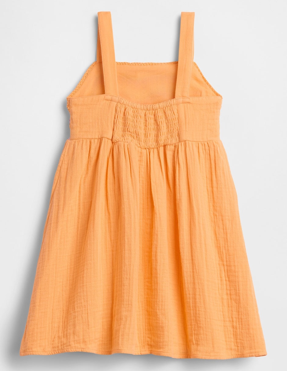 Vestido de tirantes para niña