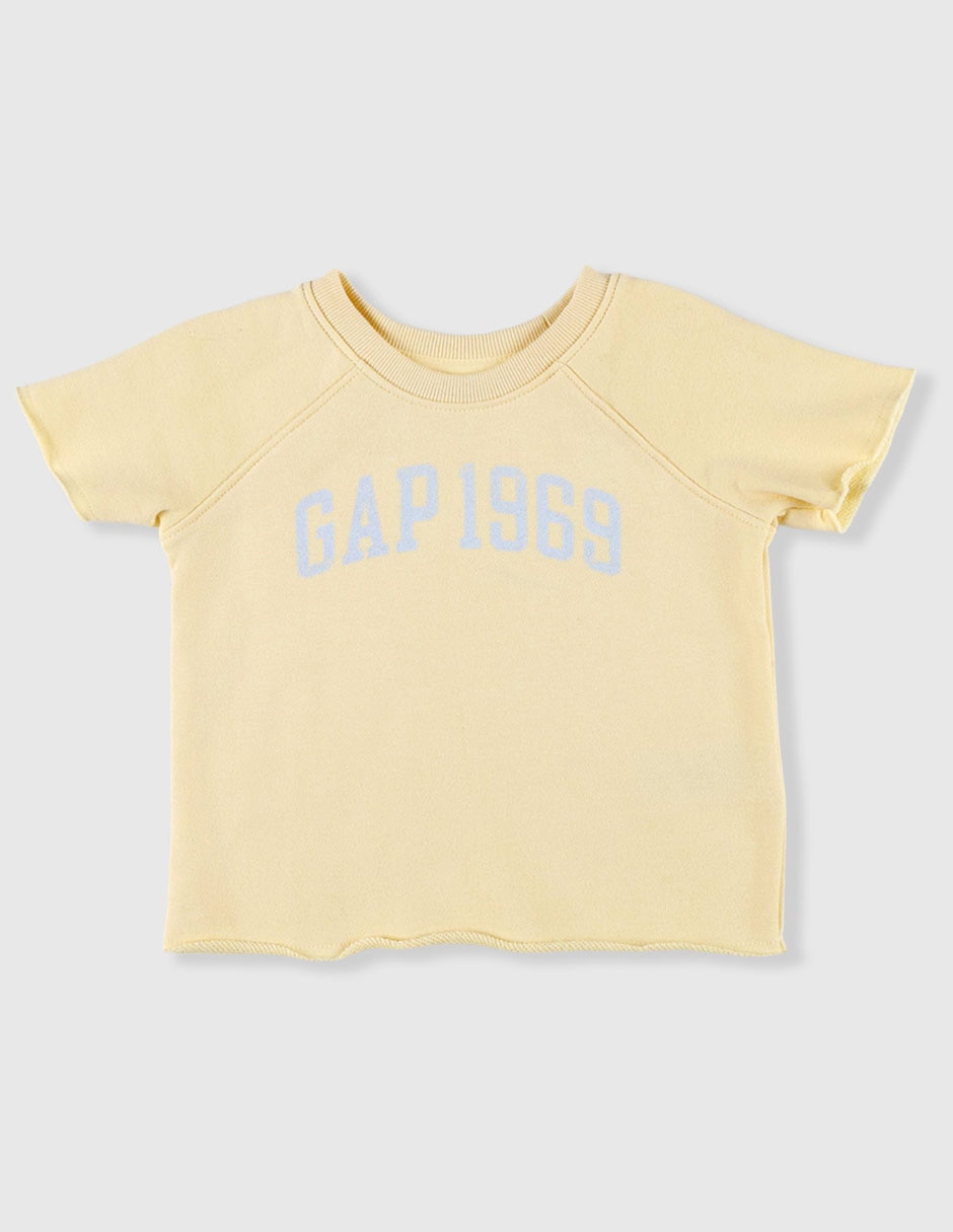 Playera manga corta para bebé niña