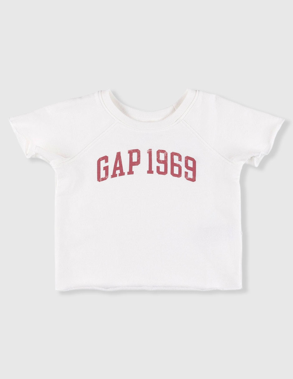 Playera manga regular para bebé niña 2