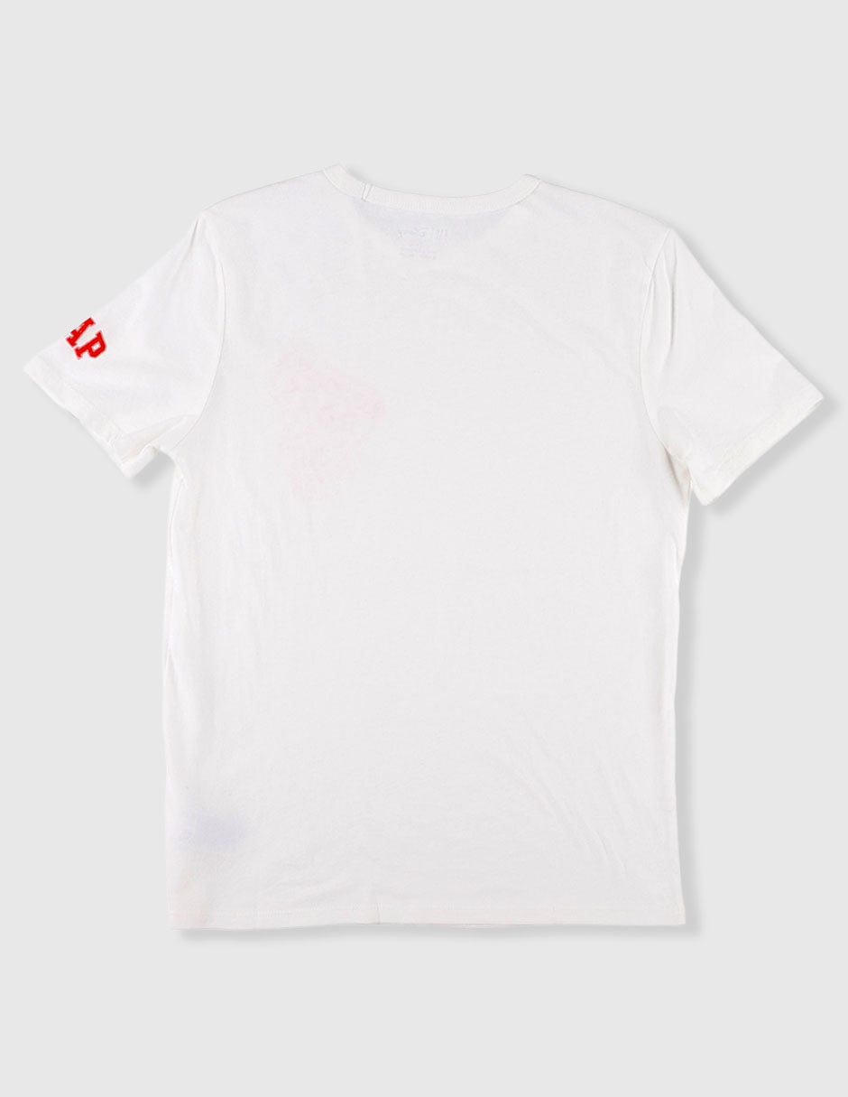 Playera manga corta para niño