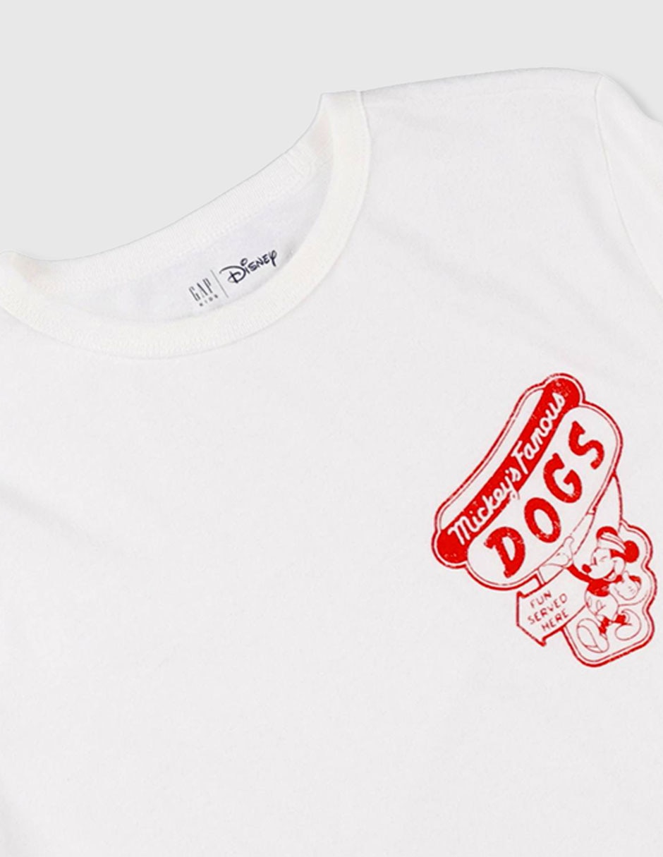 Playera manga corta para niño