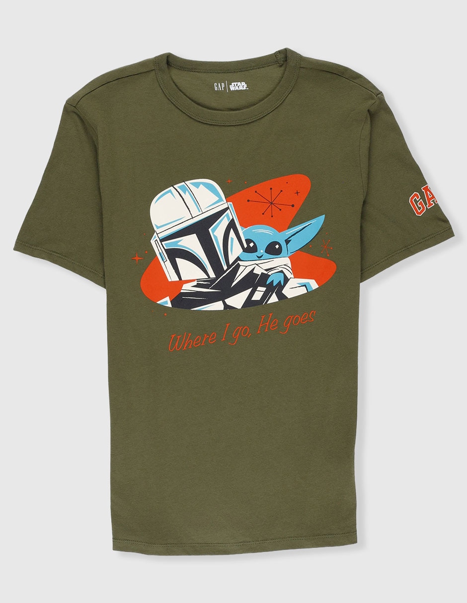 Playera Star Wars manga corta para niño 2