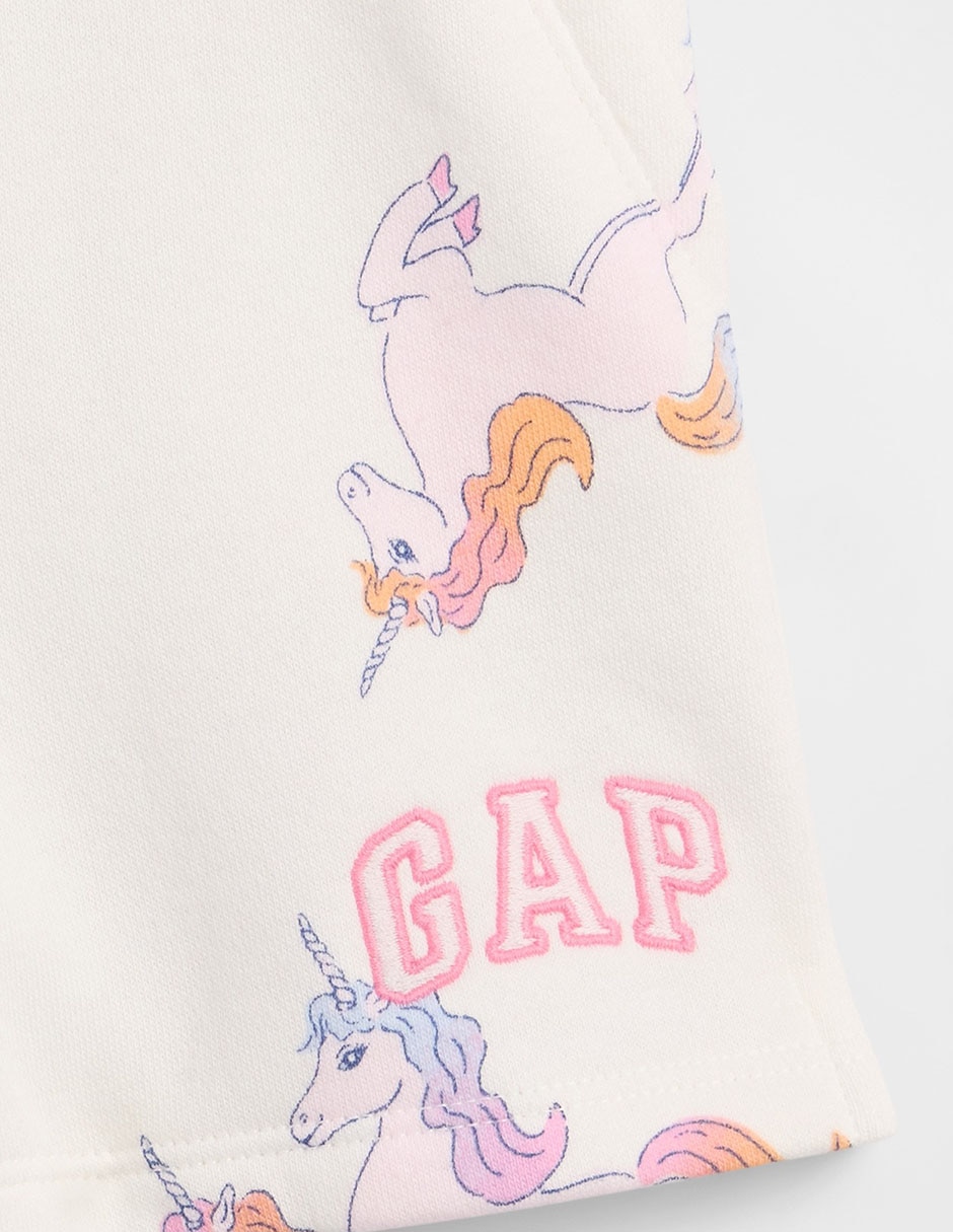 Short Unicornio para niña