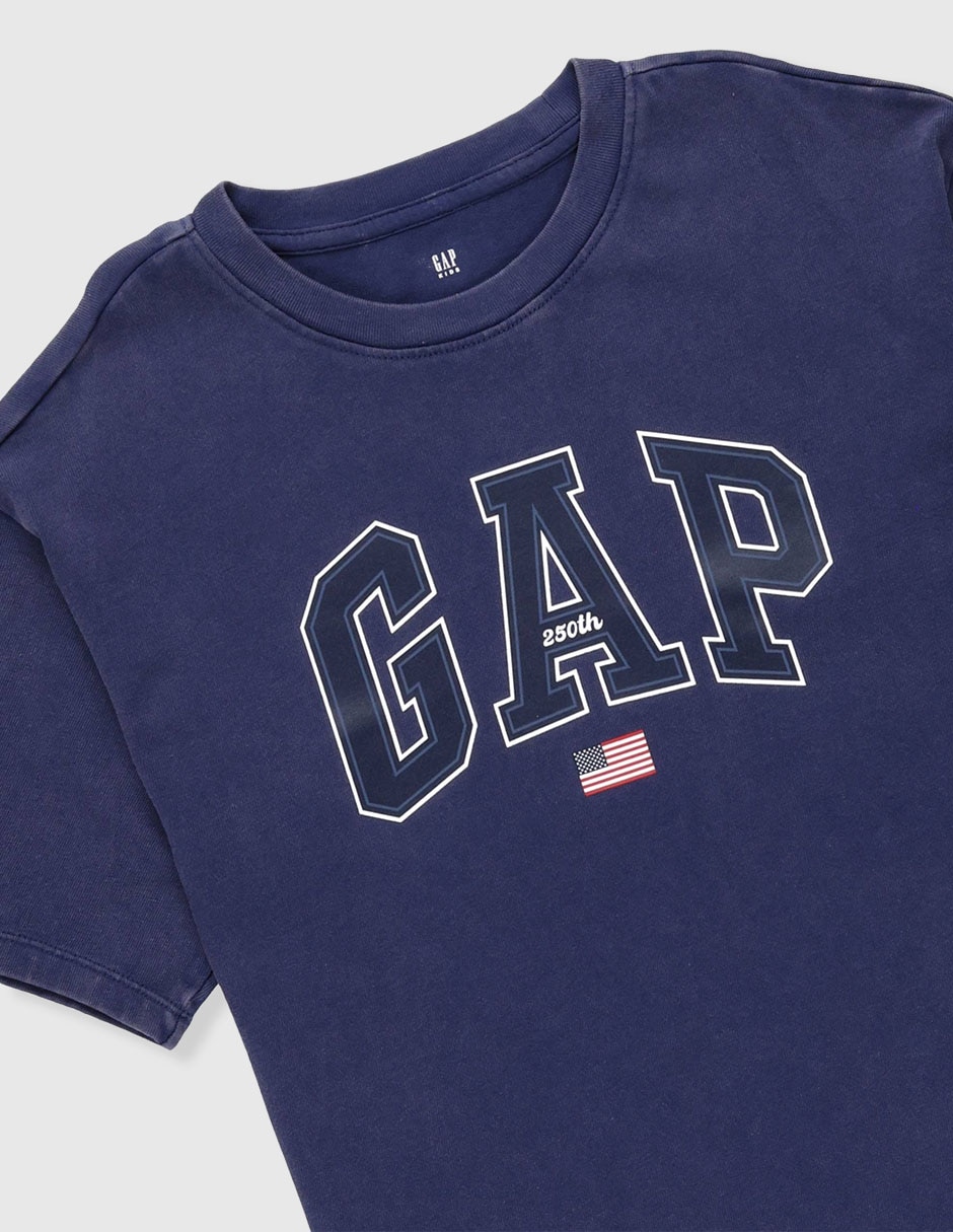 Playera manga corta para niño