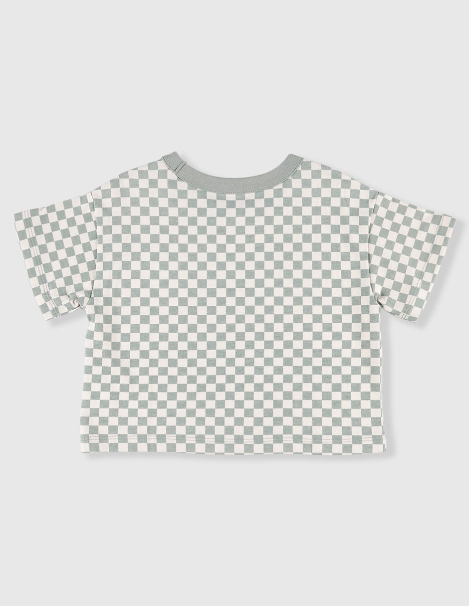 Playera manga corta para niño