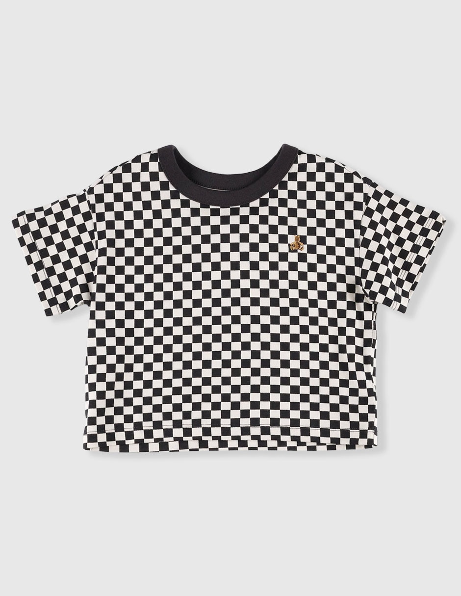 Playera manga corta para niño