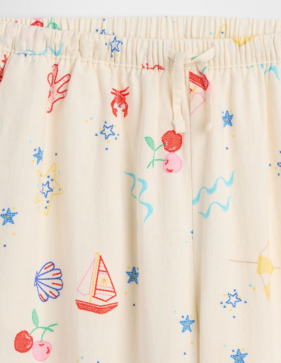 Pantalón con jareta para niña 3