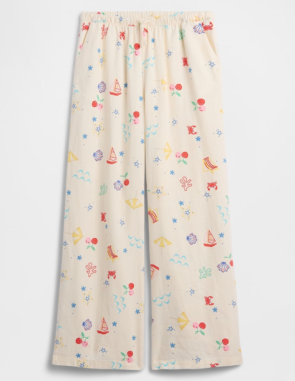 Pantalón con jareta para niña