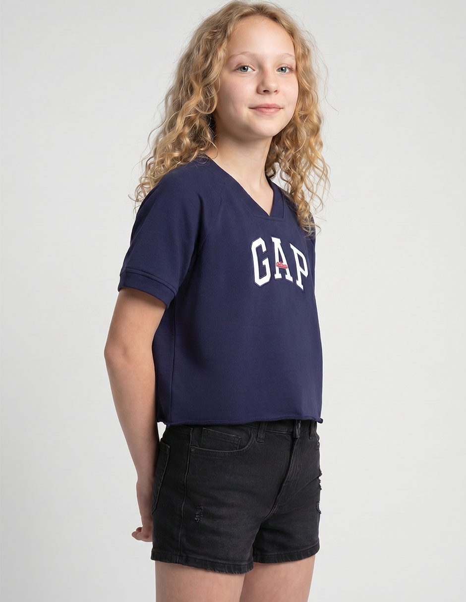 Playera manga corta para niña Playera manga corta para niña