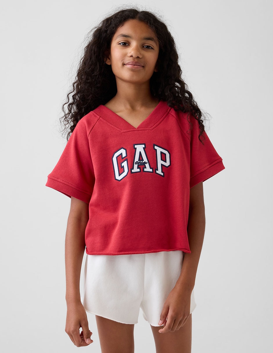 Playera manga corta para niña