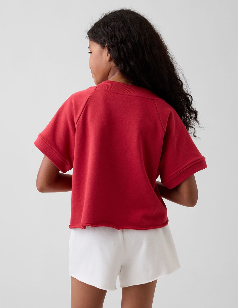 Playera manga corta para niña