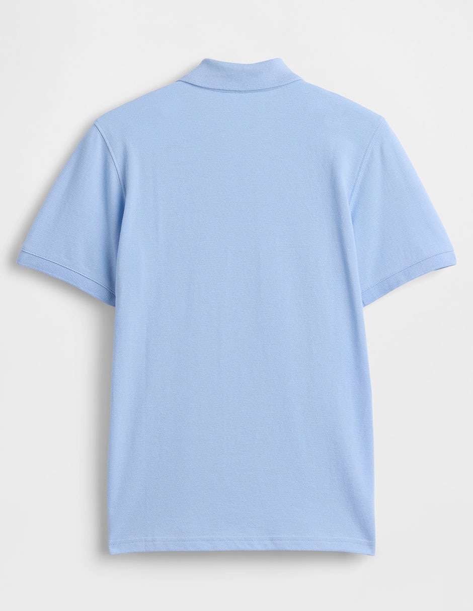 Playera tipo polo de algodón para niño 2