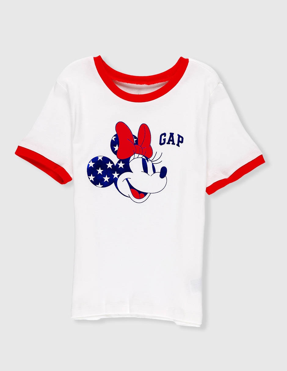 Playera Minnie Mouse manga corta para niña Playera Minnie Mouse manga corta para niña