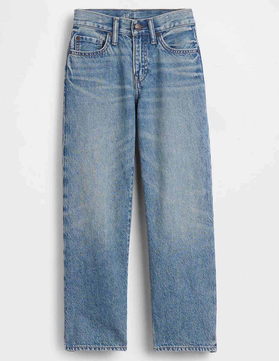 Jeans loose deslavado para niño