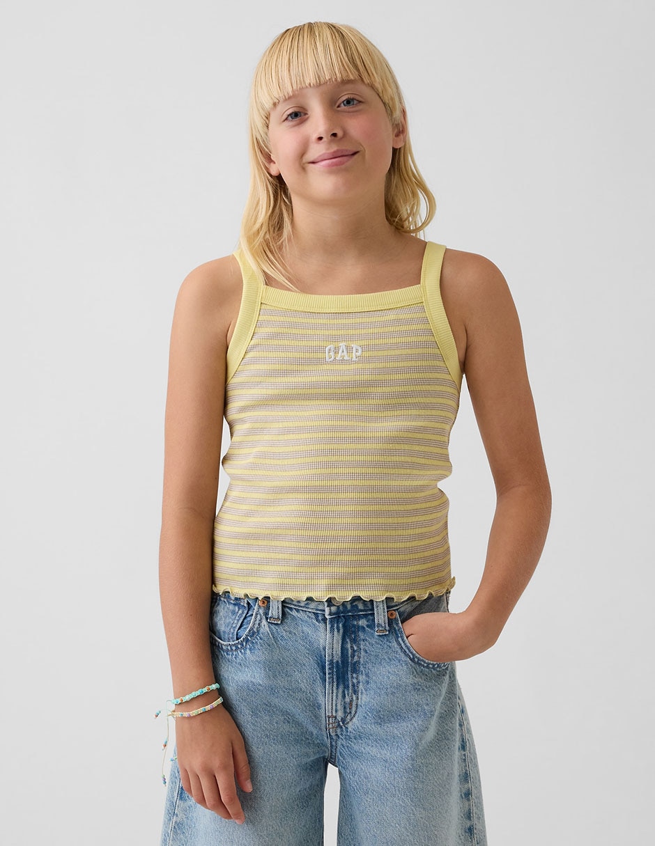 Playera de tirantes para niña