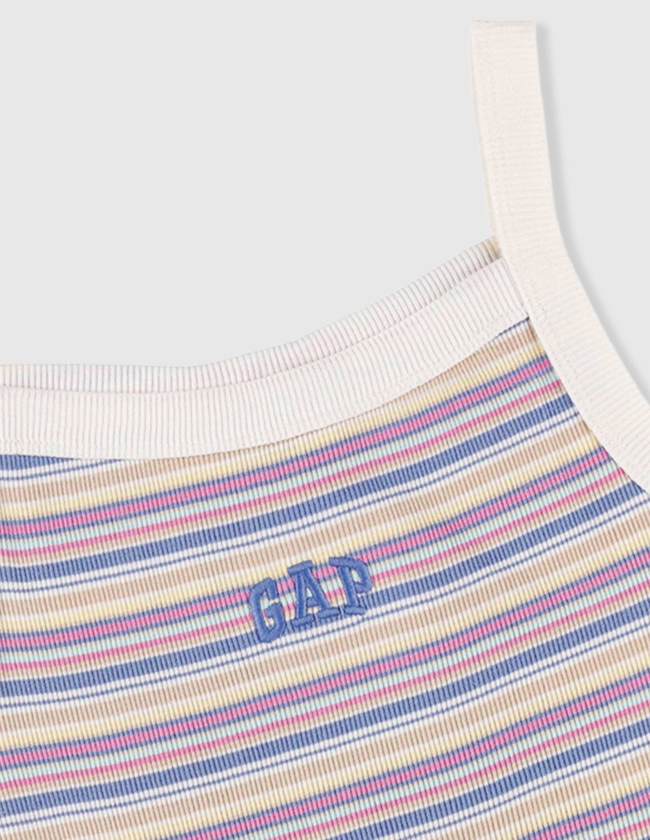 Playera tank de algodón para niña 4