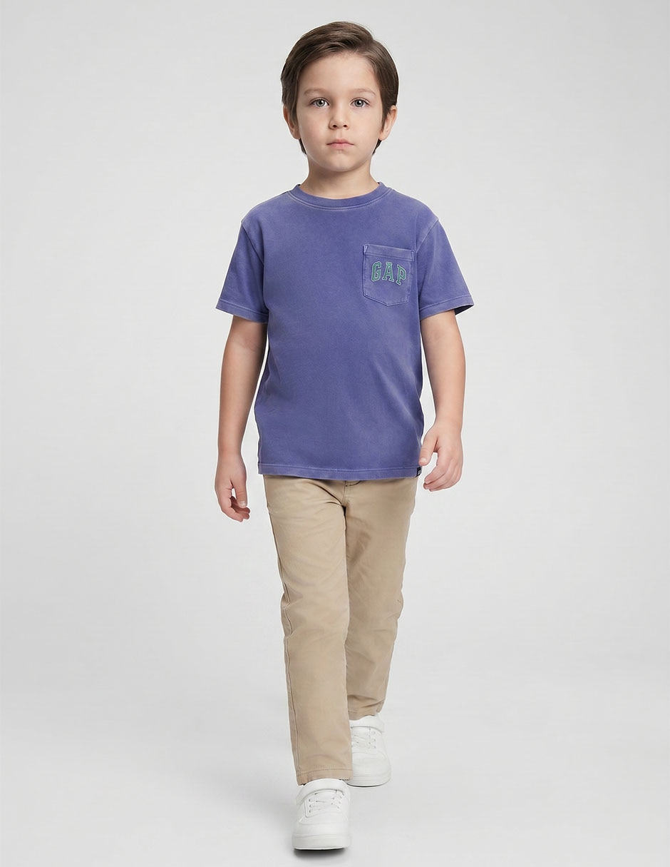 Playera manga corta para niño