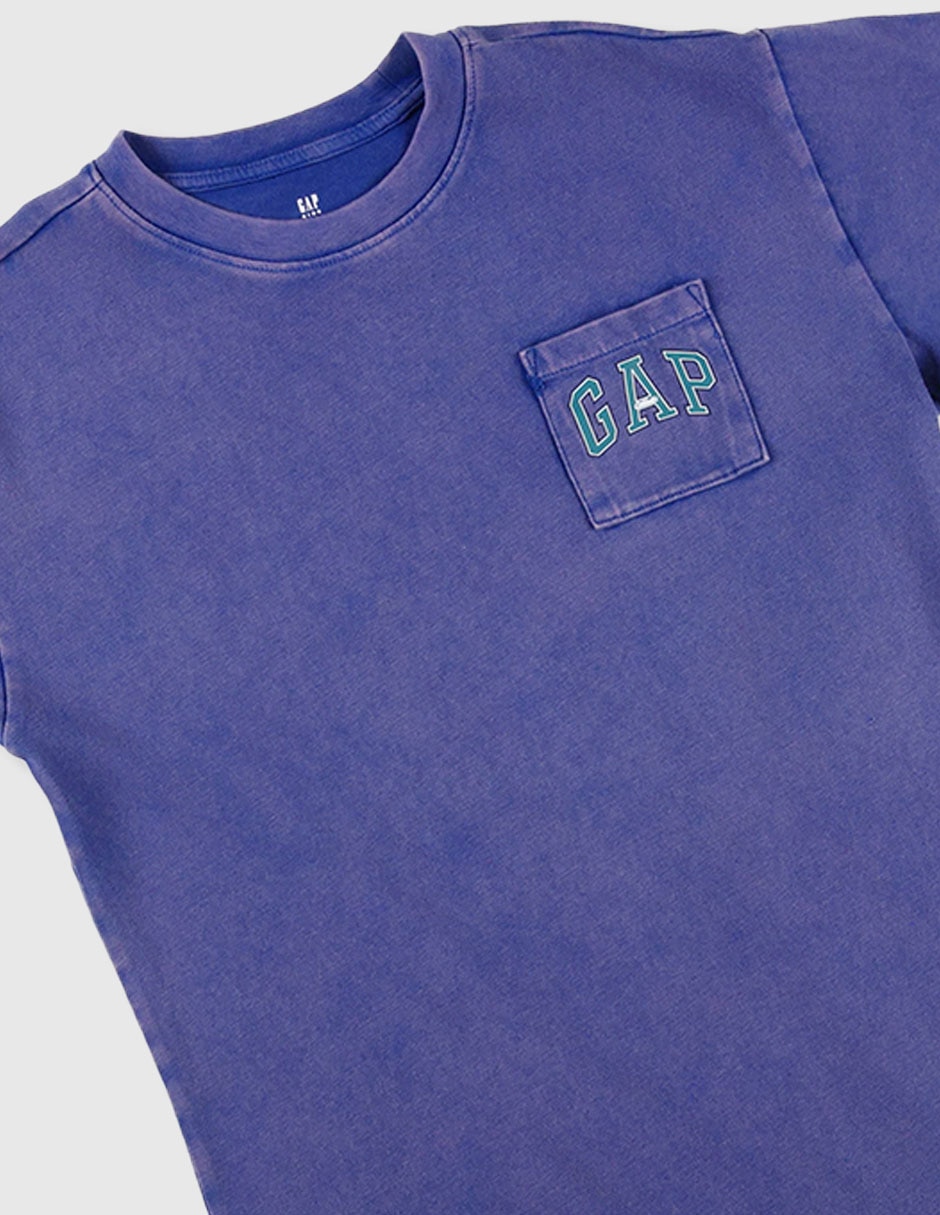 Playera manga corta para niño