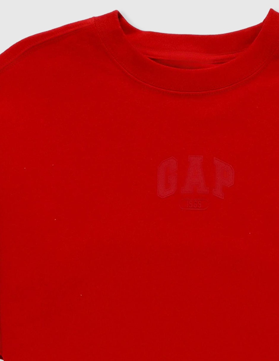 Playera manga corta para niño