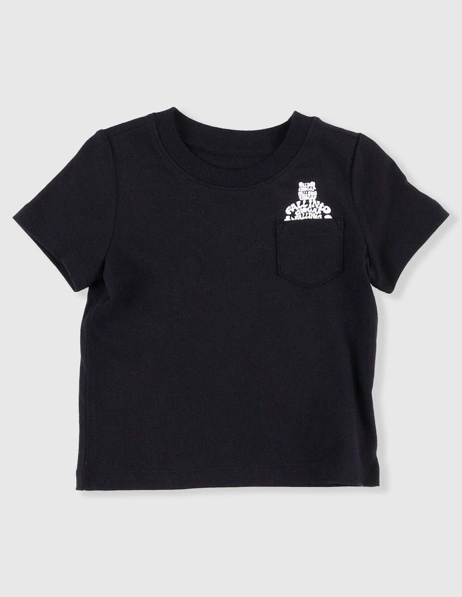 Playera manga corta para bebé niña