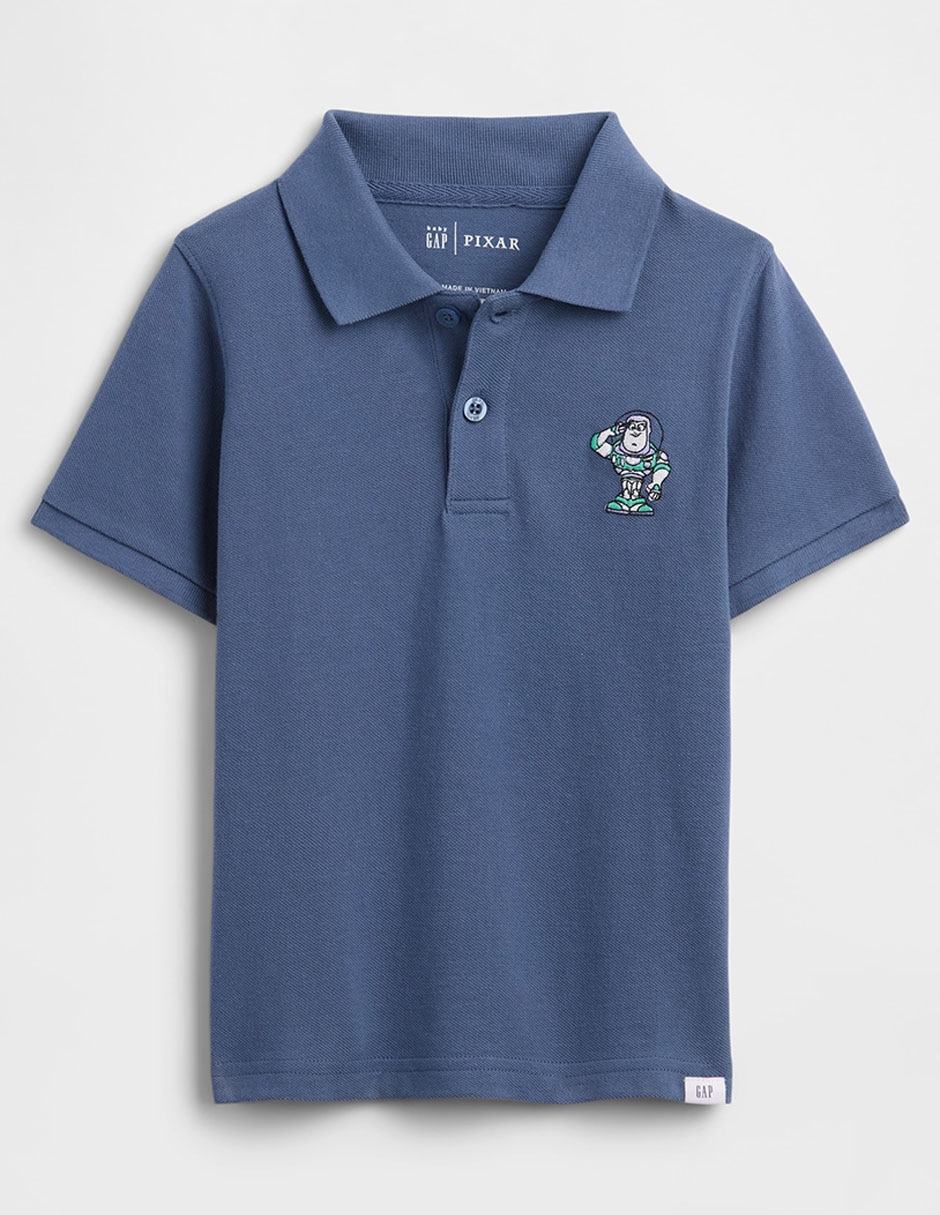 Playera tipo polo Disney de algodón para niño Playera tipo polo Disney de algodón para niño