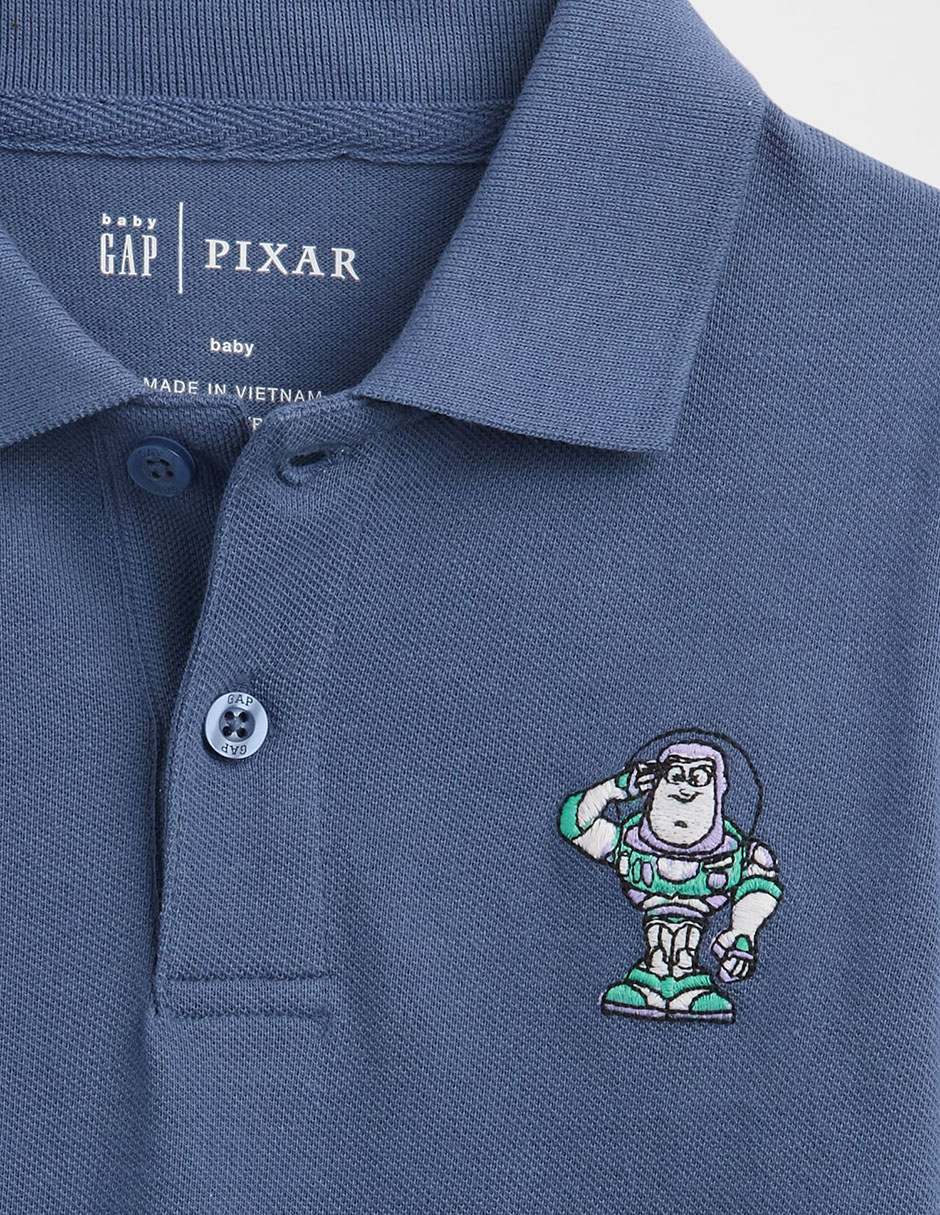 Playera tipo polo disney de algodón para niño 3