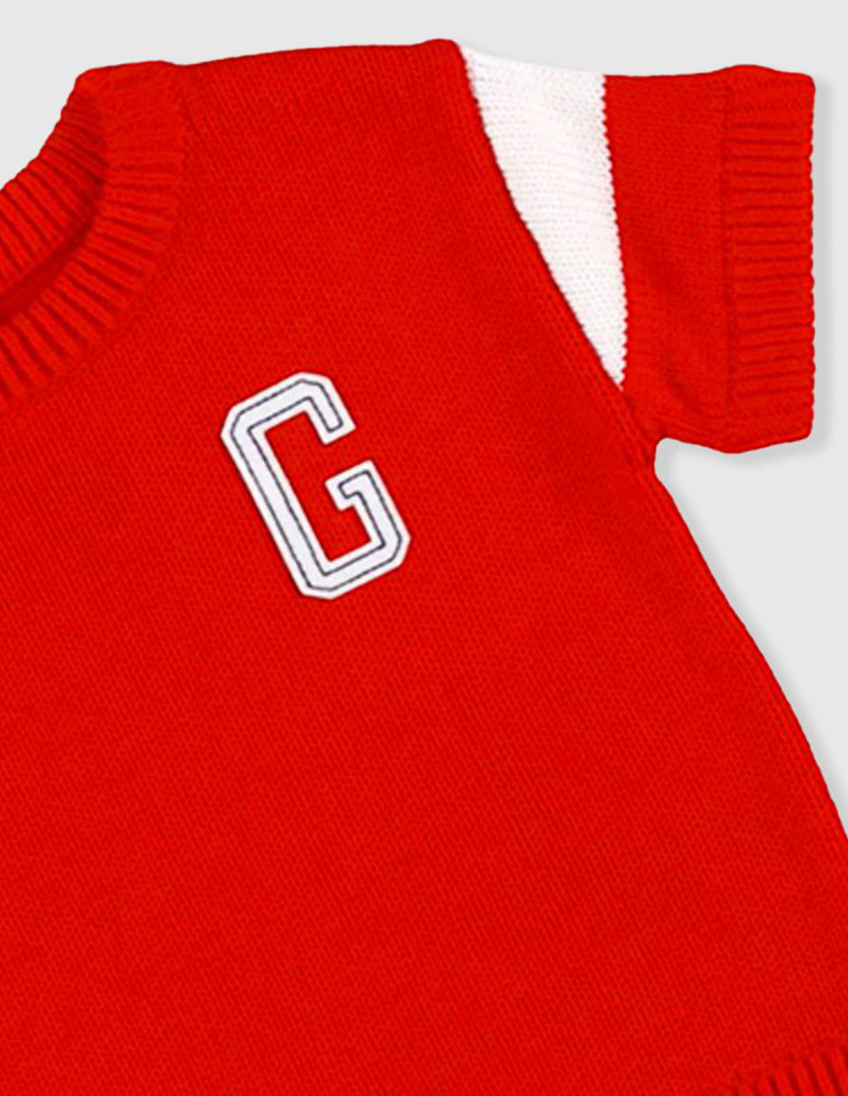 Playera manga corta para niño
