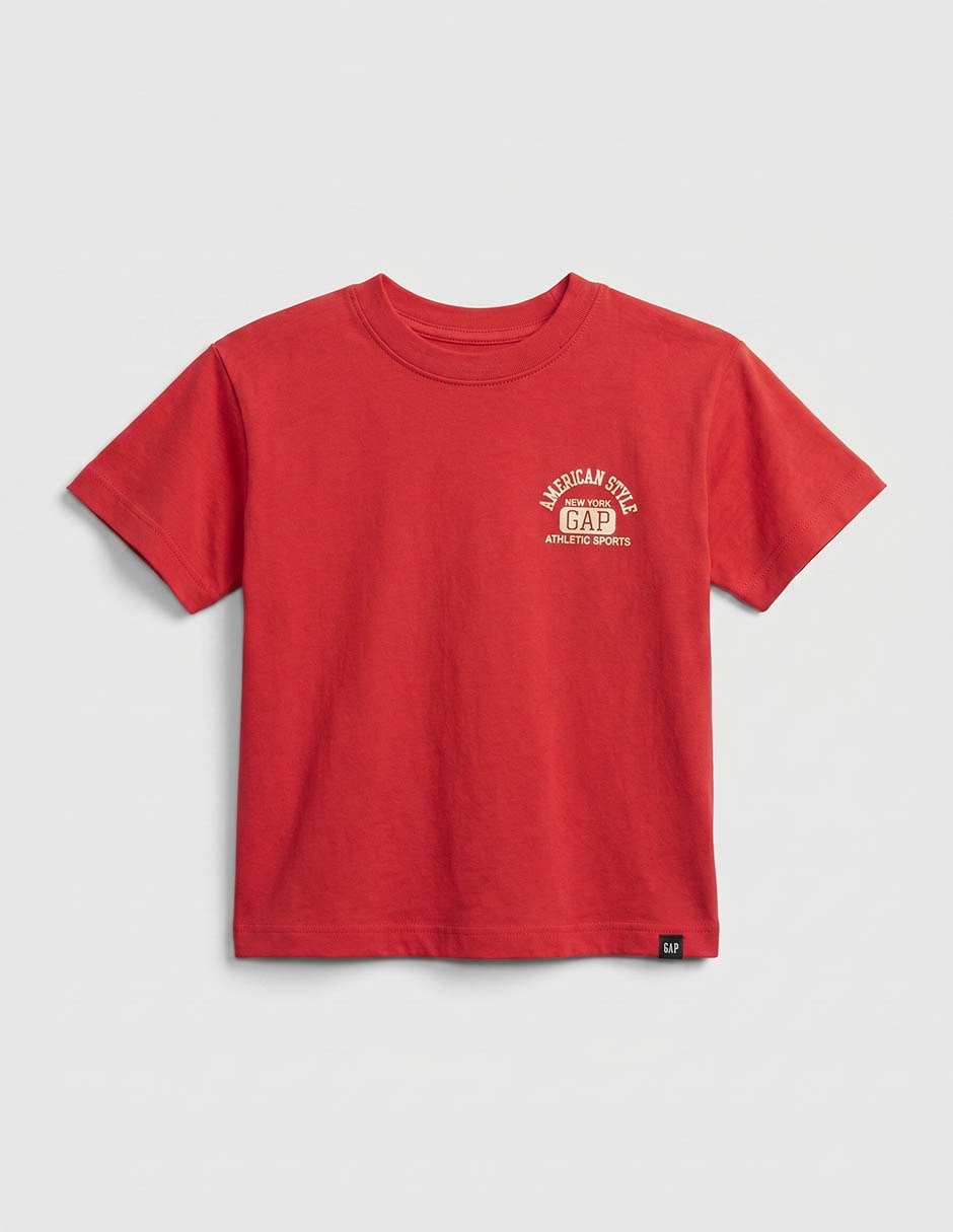Playera manga corta para niño