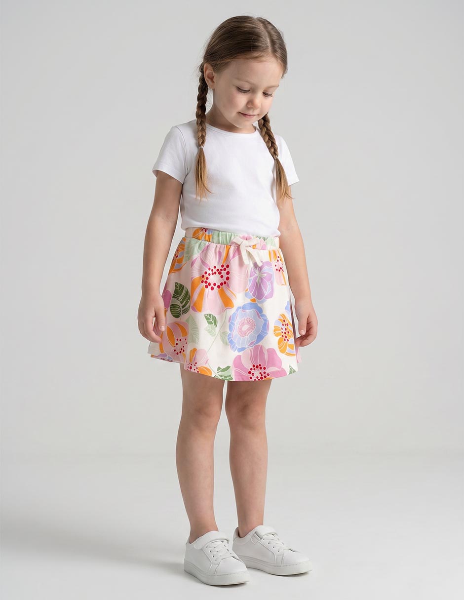 Falda para niña
