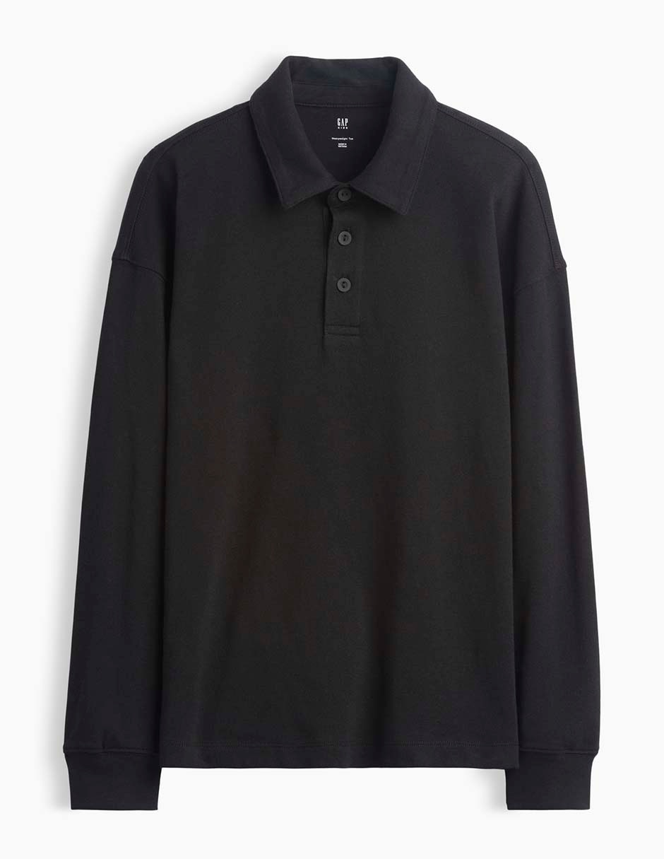 Playera tipo polo de algodón para niño 2
