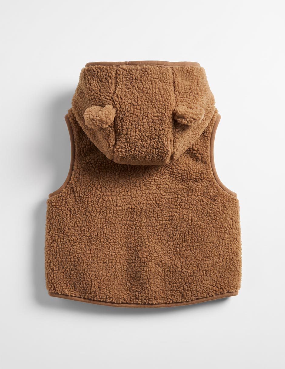 Chaleco con capucha para niña 5