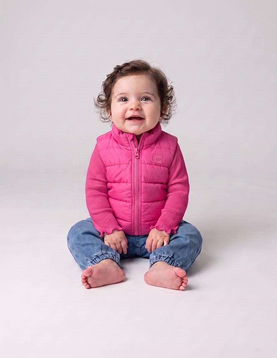 Chaleco para bebé niña