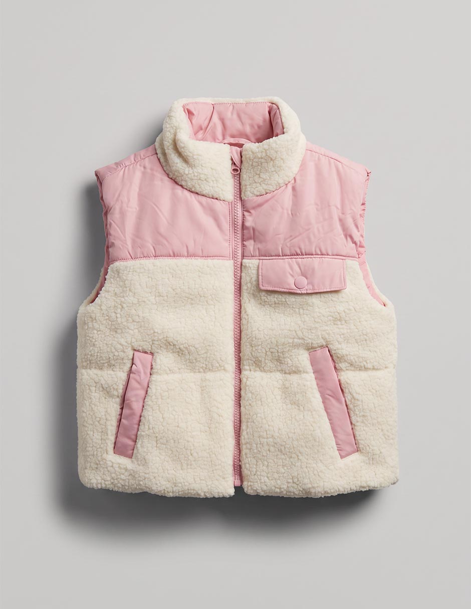 Chaleco con bolsillos para niña