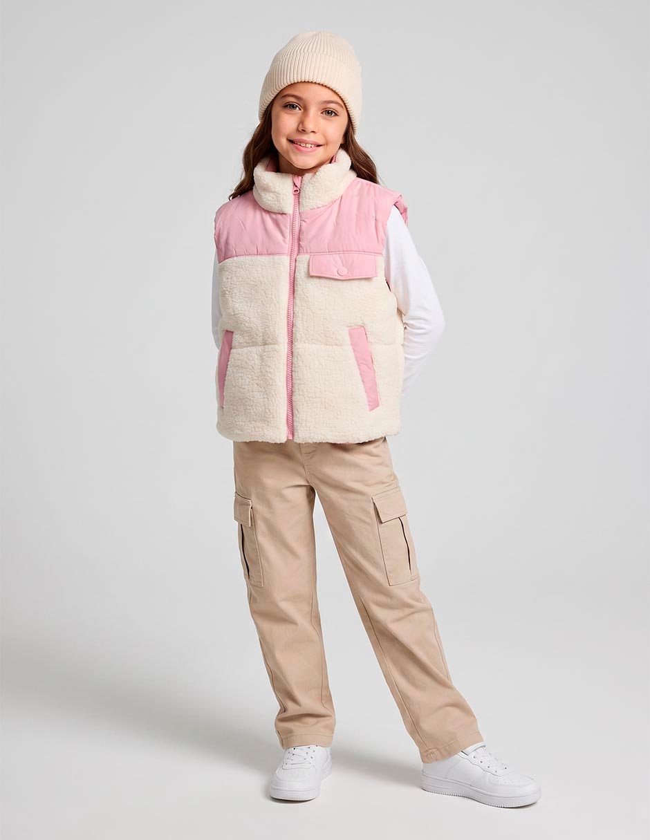 Chaleco con bolsillos para niña 2
