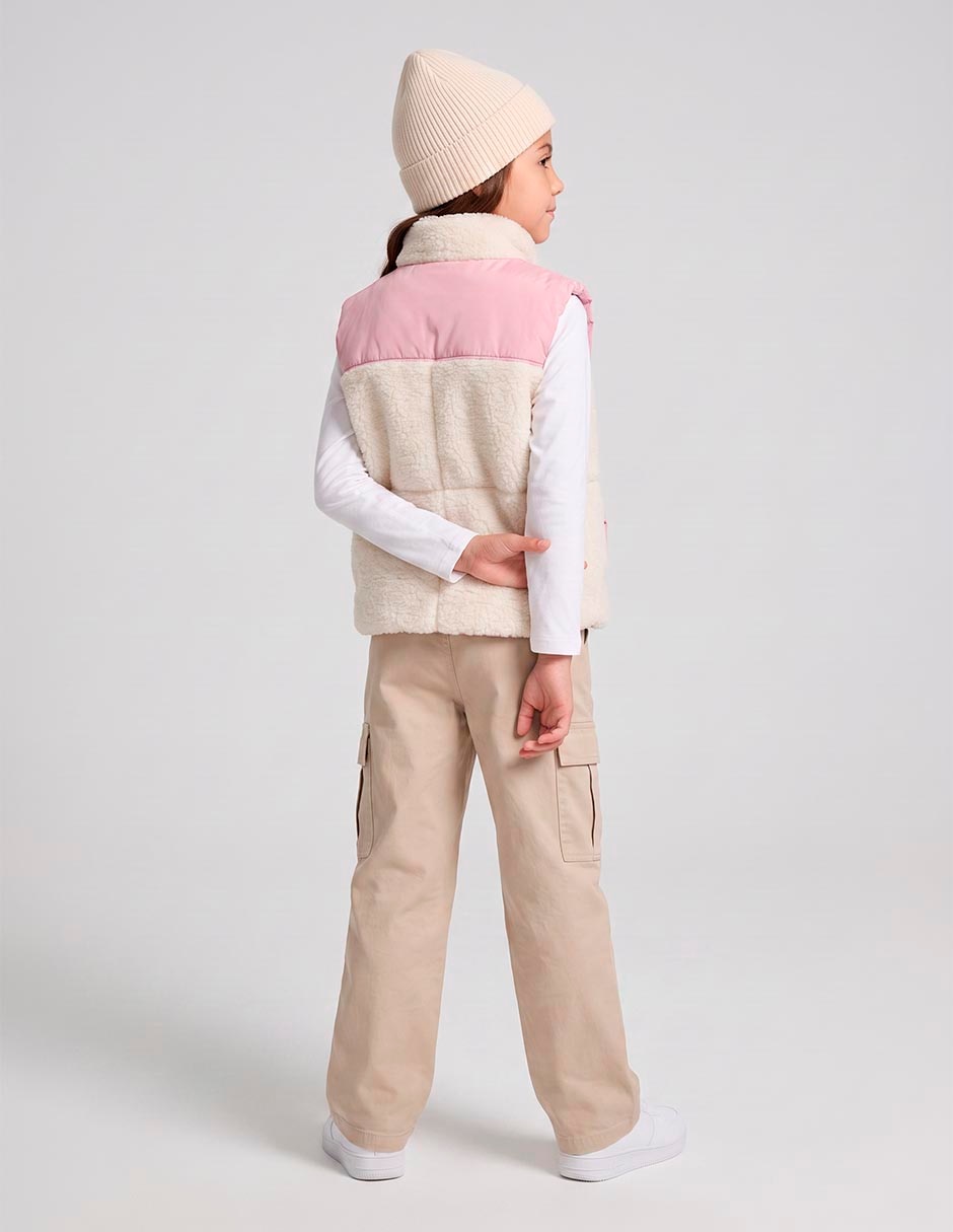 Chaleco con bolsillos para niña 6