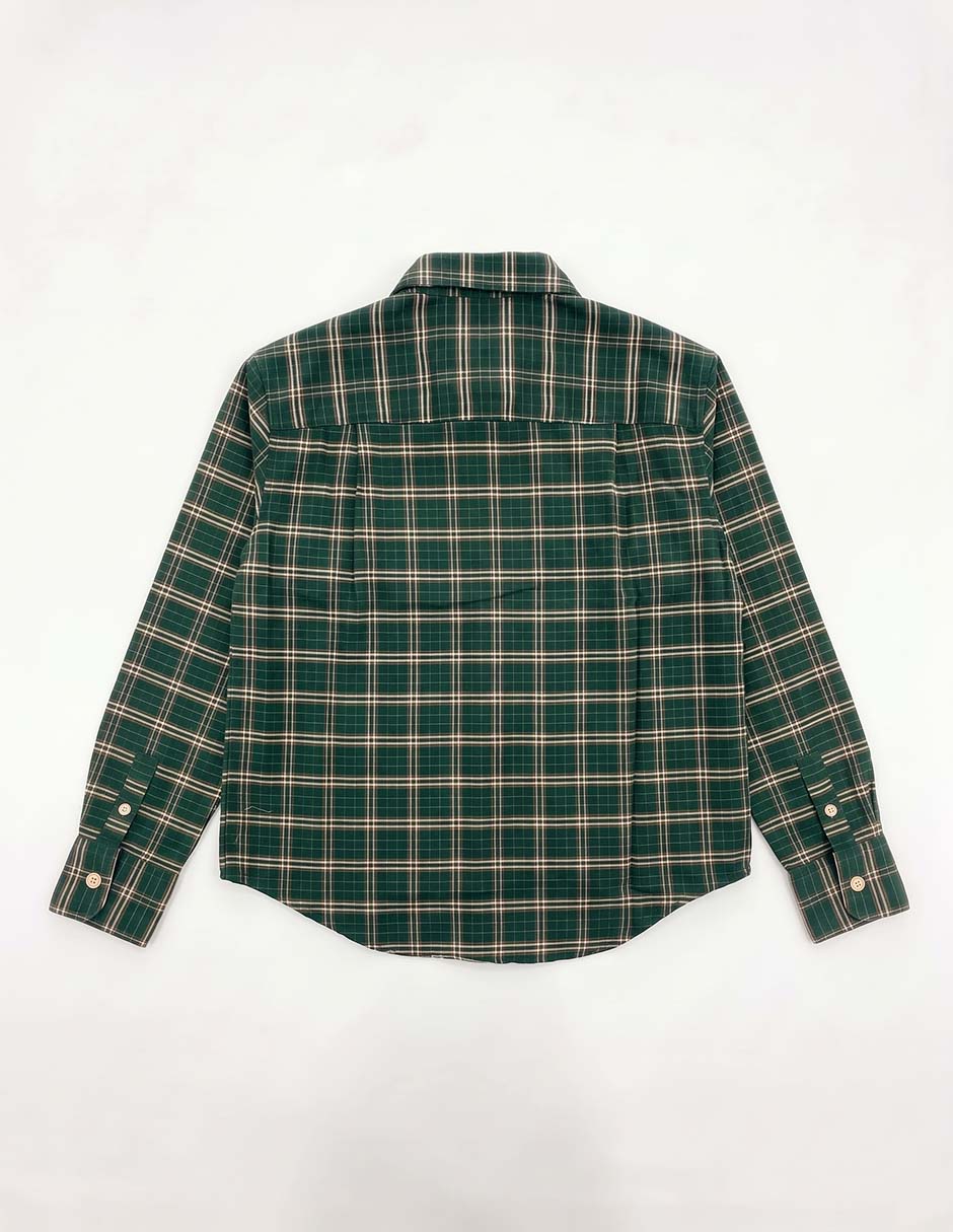 Camisa de algodón manga larga para niño 2