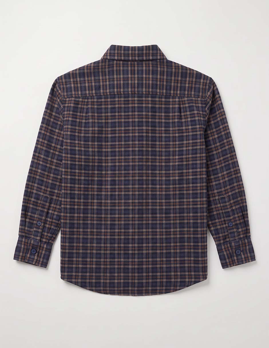 Camisa de algodón manga larga para niño 4