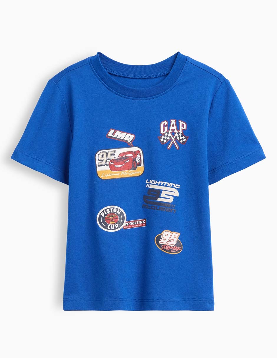 Playera Cars manga corta para bebé niño