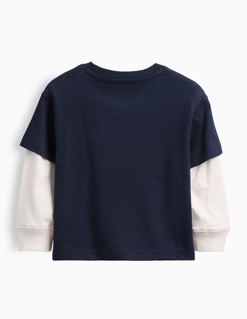 Playera Mickey Mouse Disney manga larga para bebé niño 2