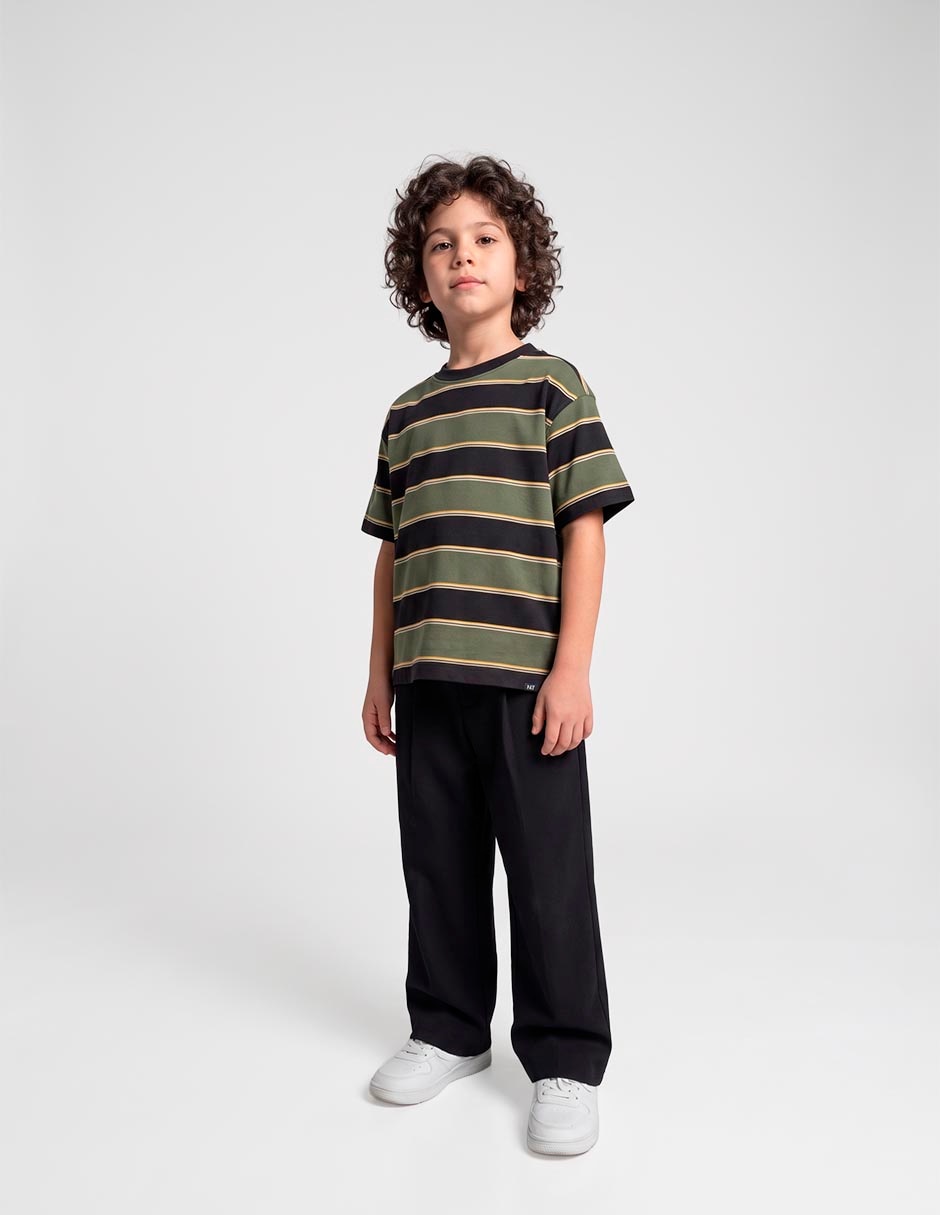 Playera manga corta para niño
