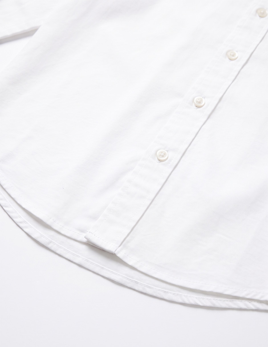 Camisa de algodón manga larga para mujer 4