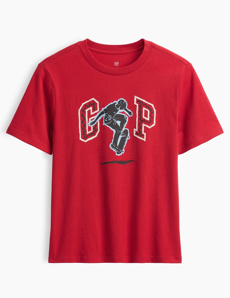 Playera manga corta para niño