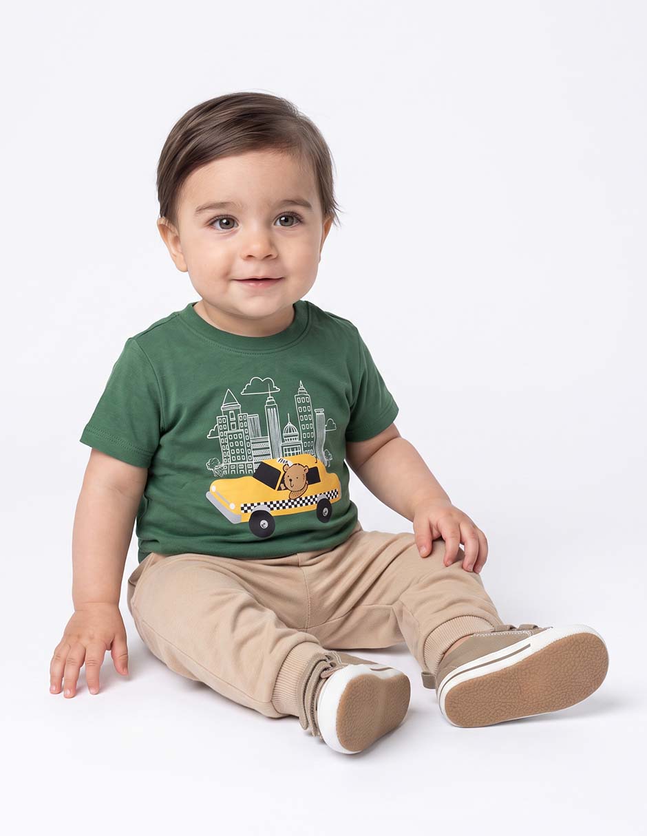 Playera manga corta para niño 2