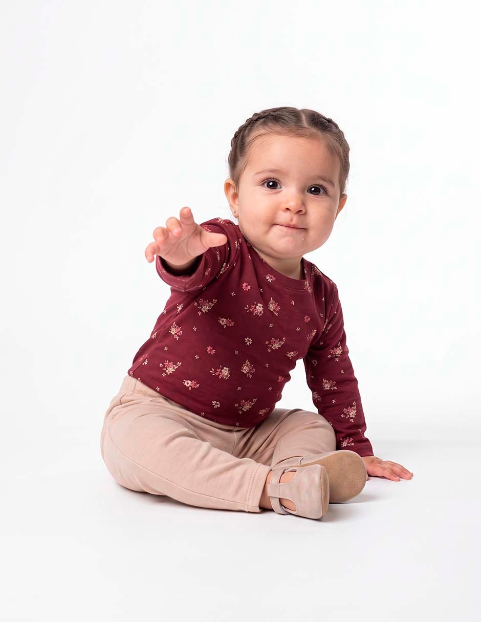 Playera manga larga para niña 3