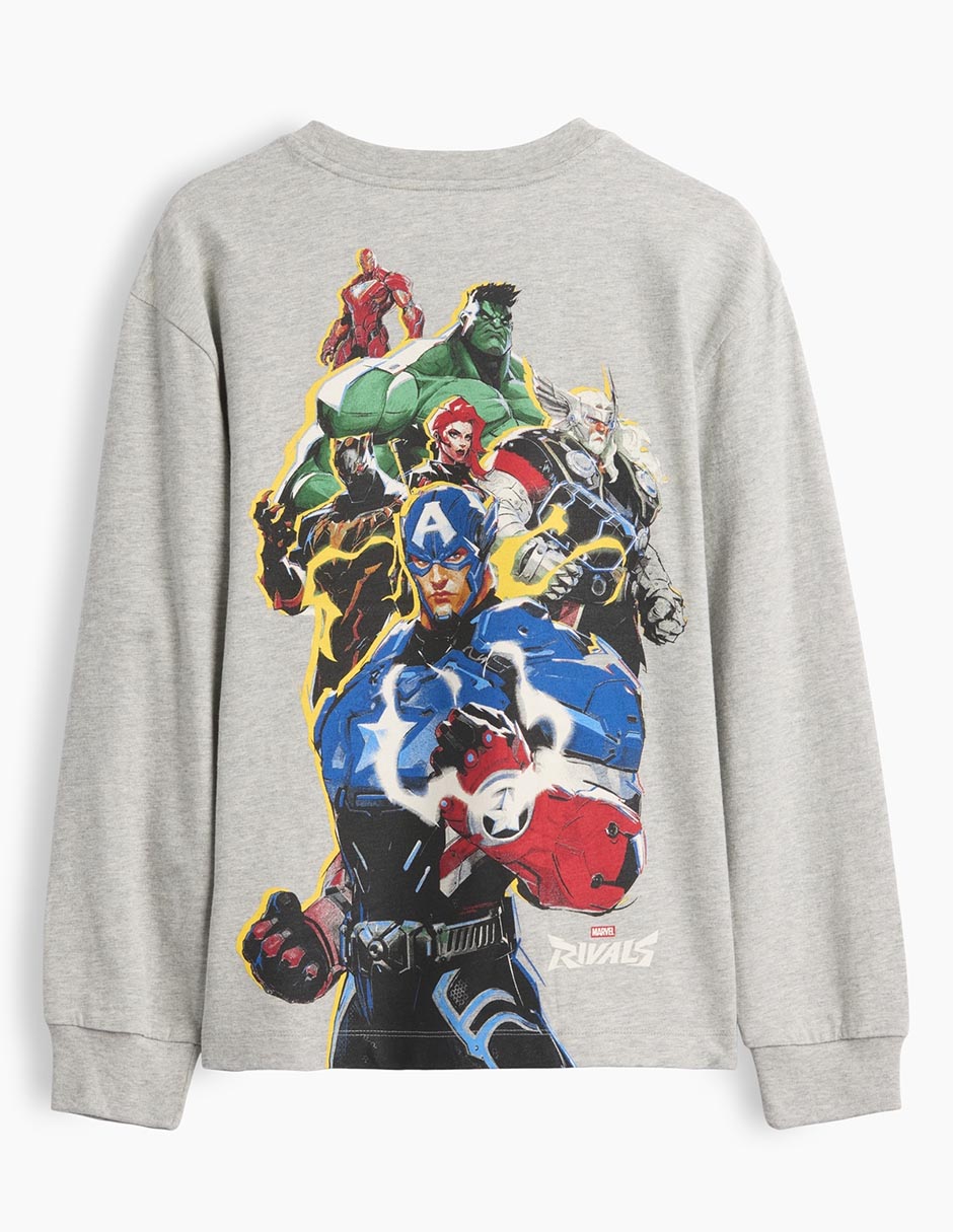 Playera manga larga para niño
