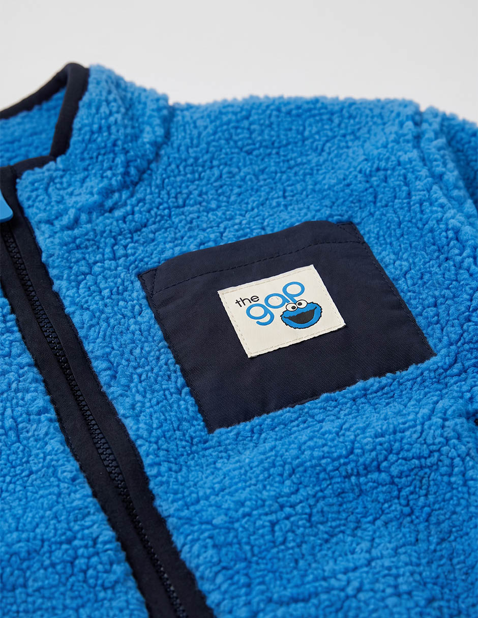 Chamarra Cookie Monster para bebé niño 3