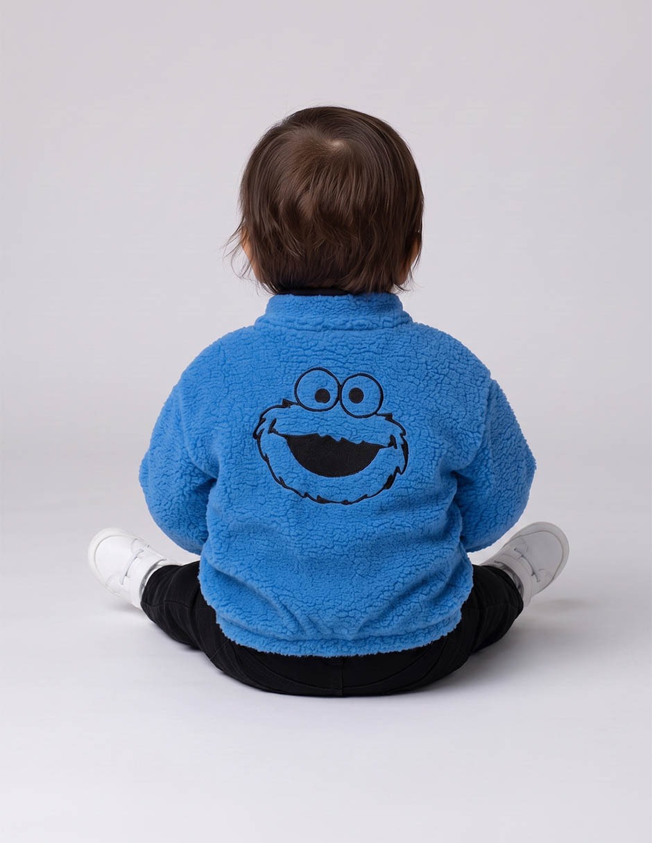 Chamarra Cookie Monster para bebé niño 5