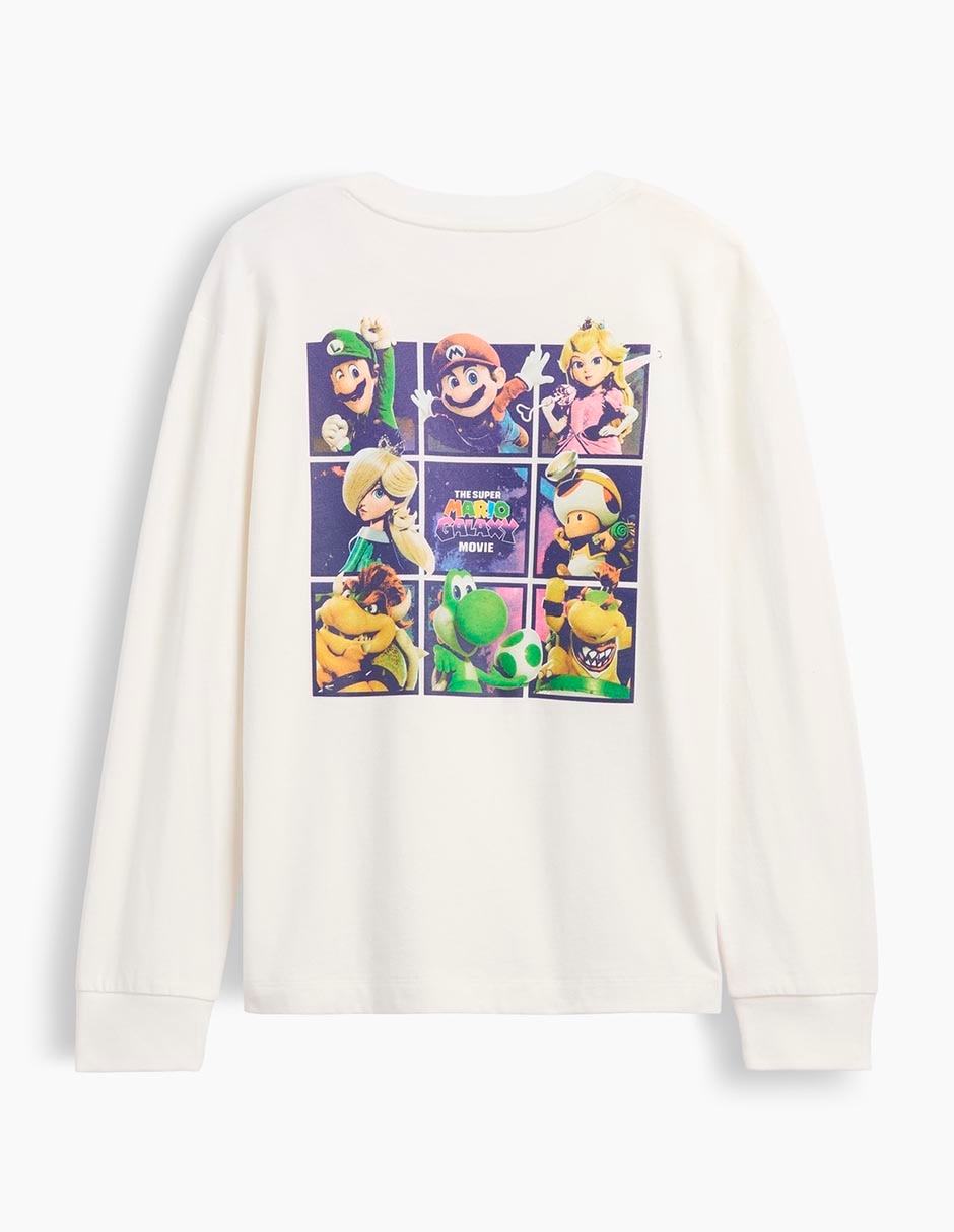Playera manga larga para niño